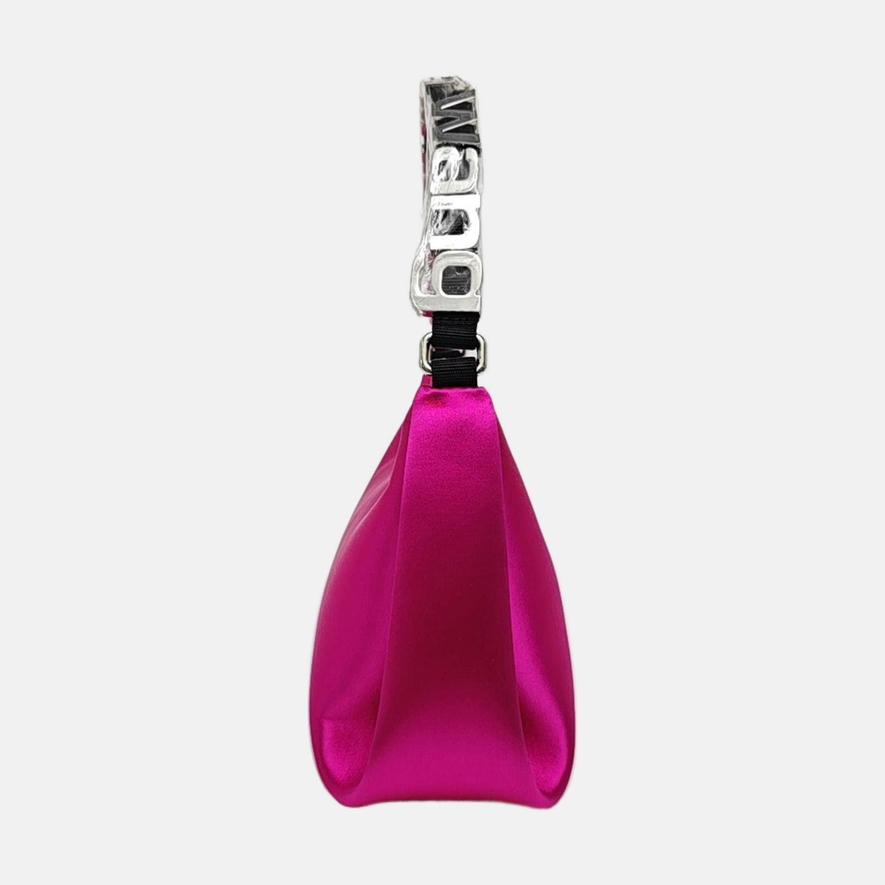 Fabric Top Handle Bag Red