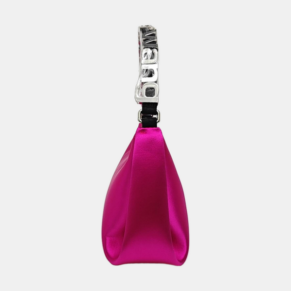 Fabric Top Handle Bag Red