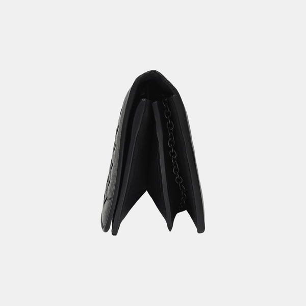 Lambskin Shoulder Bag Black