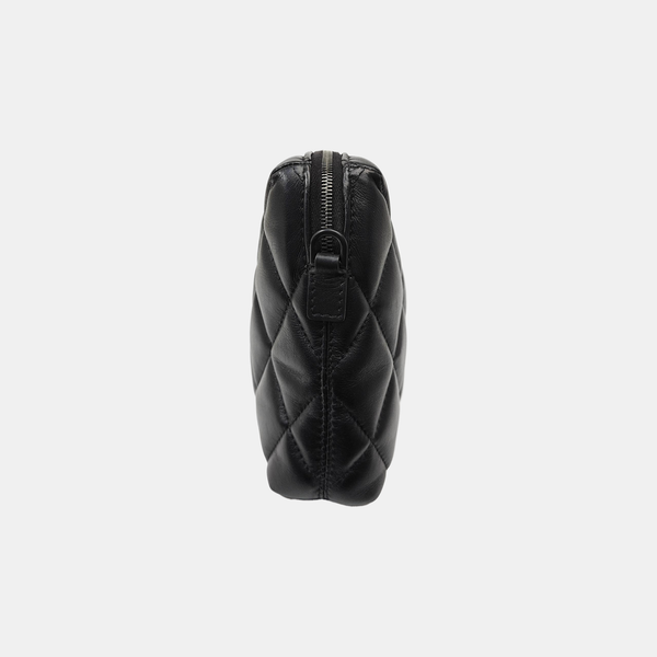 B. Quilted Calfskin Black