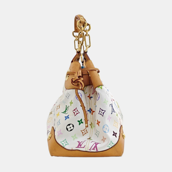 LV × TM URSULA Monogram Coated Canvas White