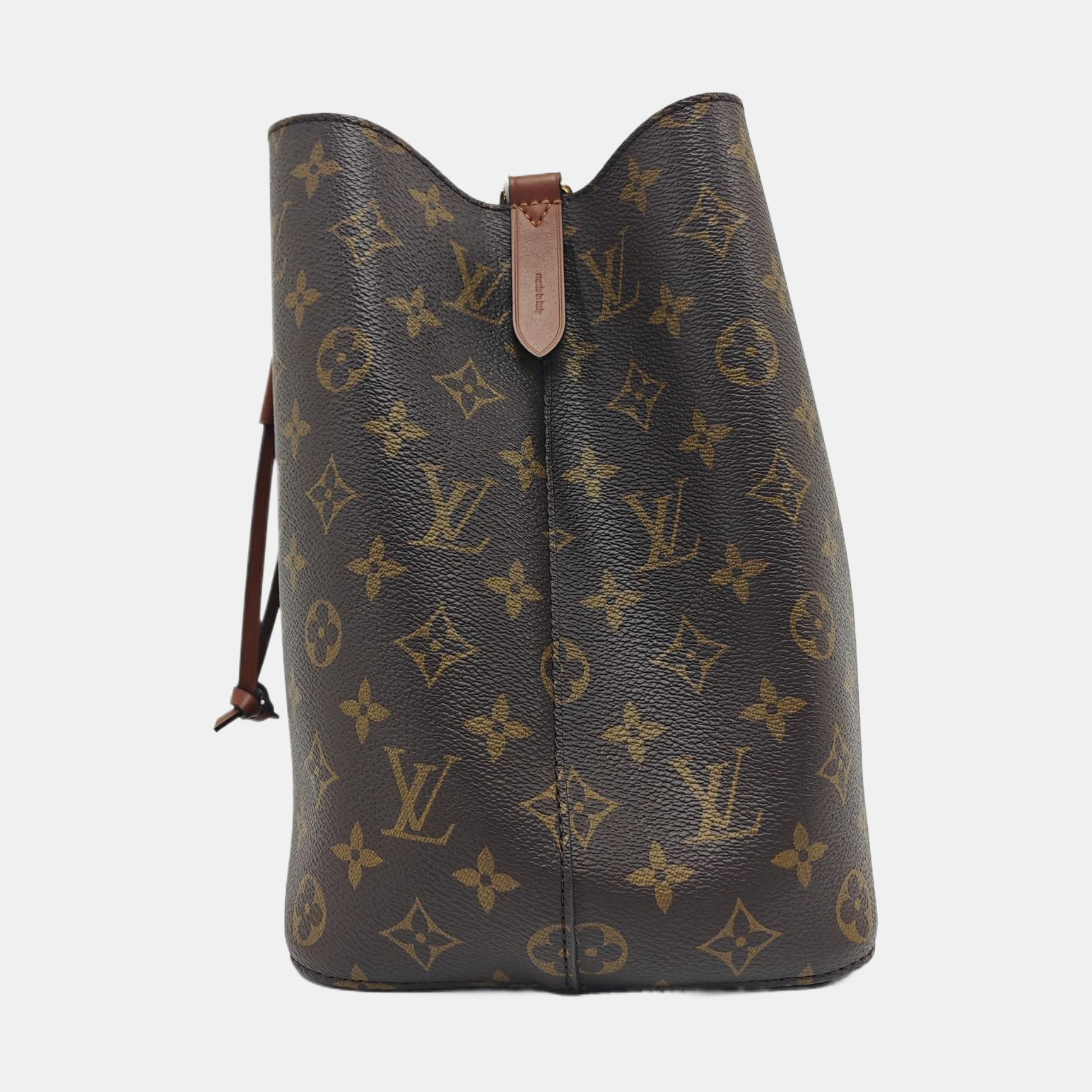 NÉONOÉ MM Monogram Coated Canvas Brown