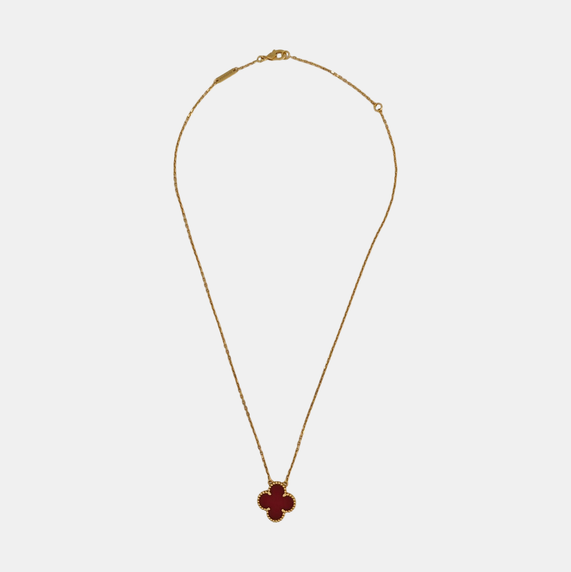 Vintage Alhambra 18k Gold Necklace