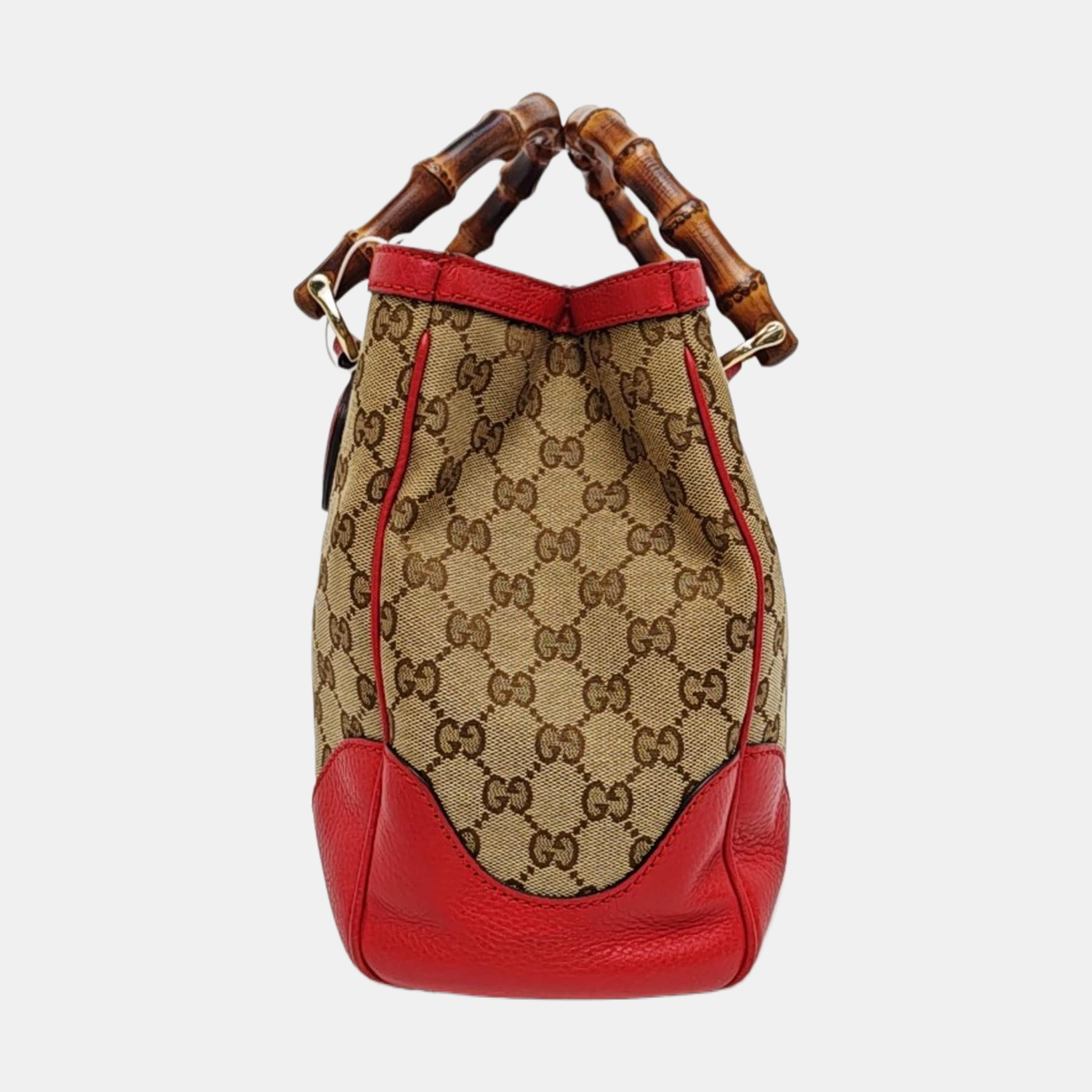 Monogram Canvas Tote Bag Beige