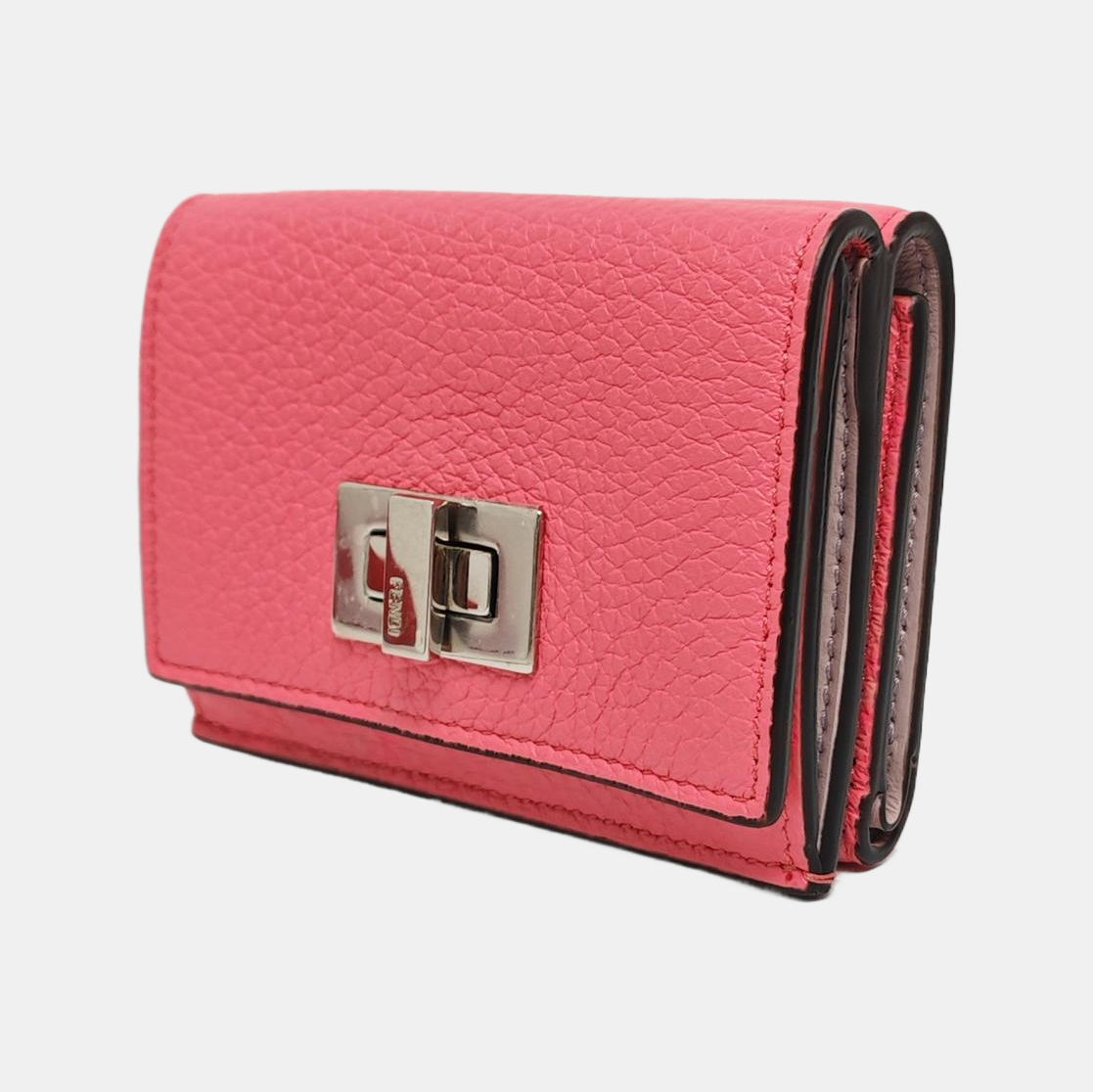 Authenticated pre-owned  Peekaboo Calfskin Pink Wallet - Wallet at Looply