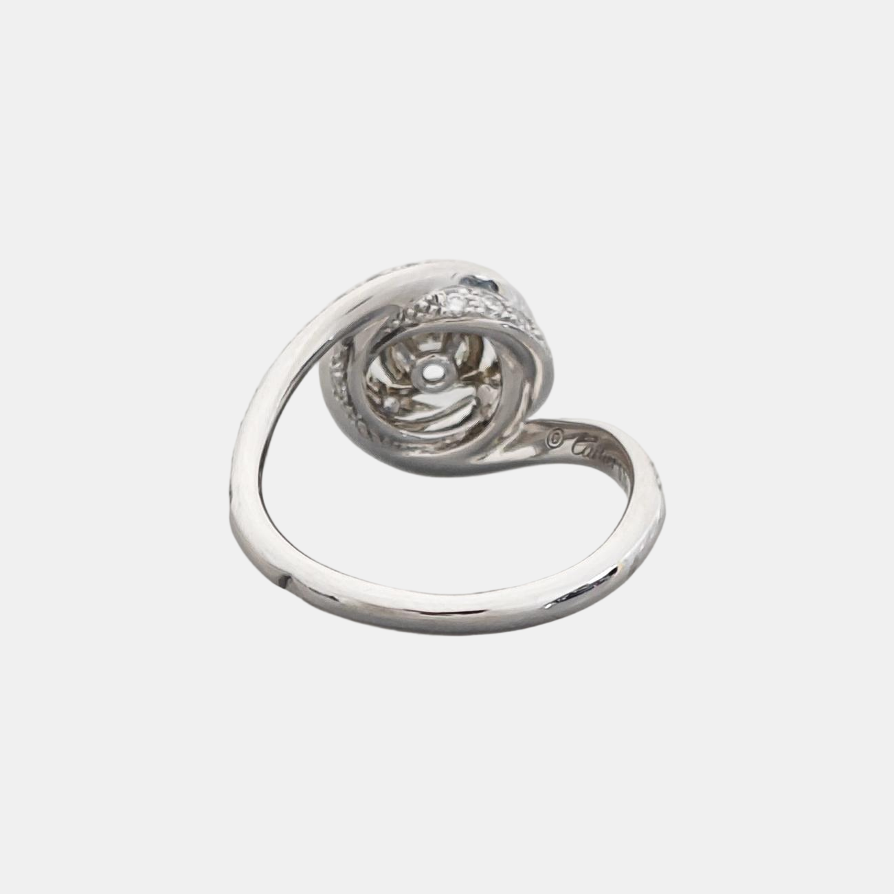 TRINITY Platinum 950 Silver Ring EU 53