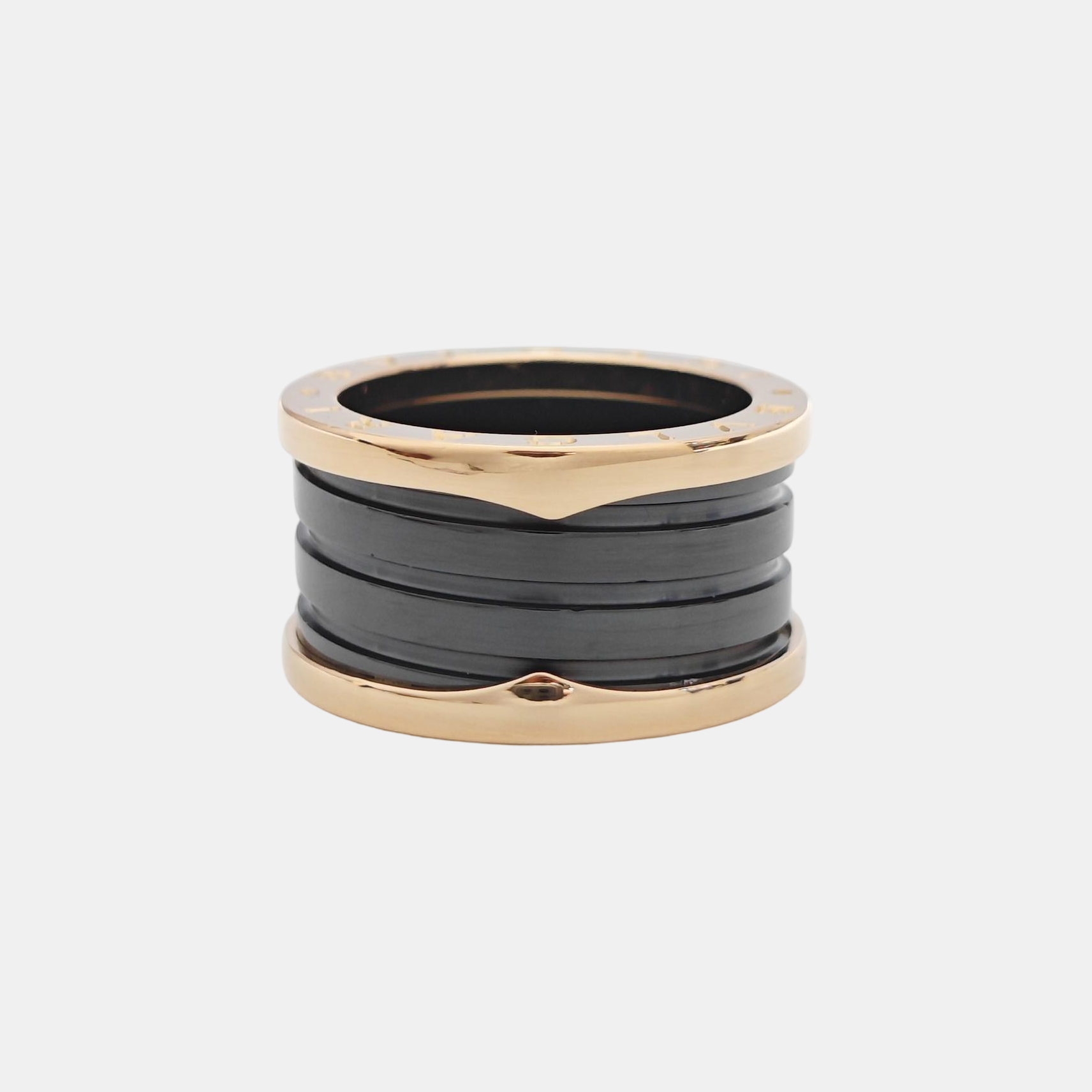 B.ZERO1 18k Rose Gold Ring EU 54