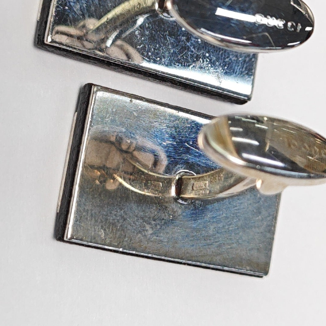 Metal Cufflink Silver