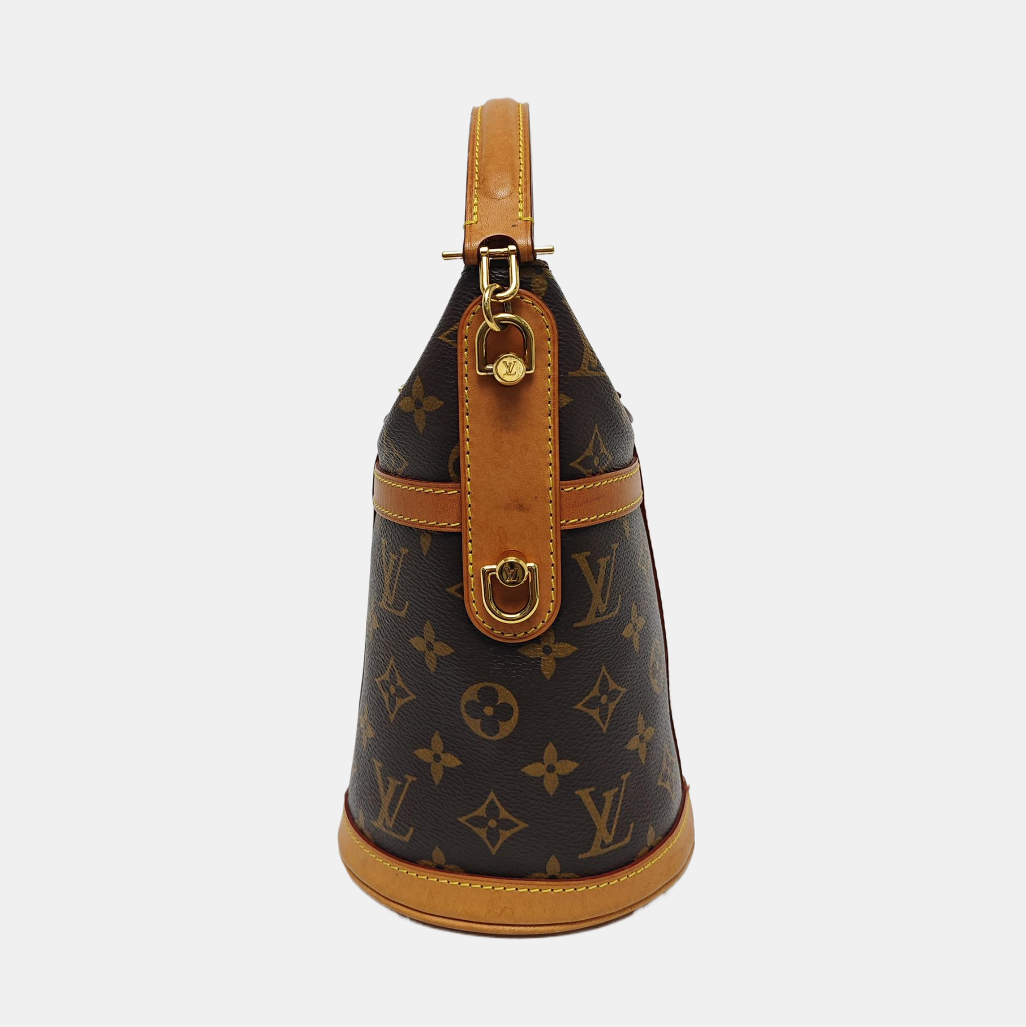 DUFFLE Monogram Coated Canvas Brown