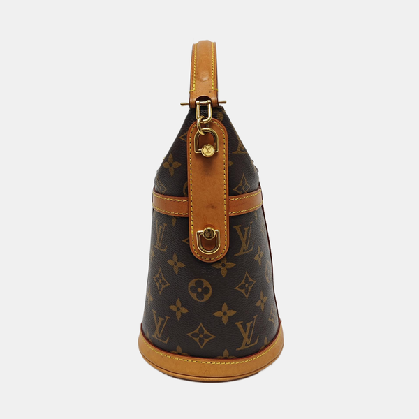 DUFFLE Monogram Coated Canvas Brown