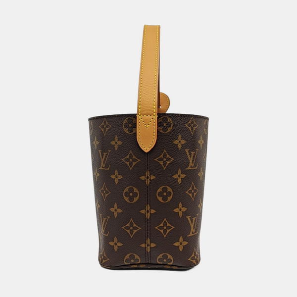 ALL IN BB Monogram Coated Canvas Brown