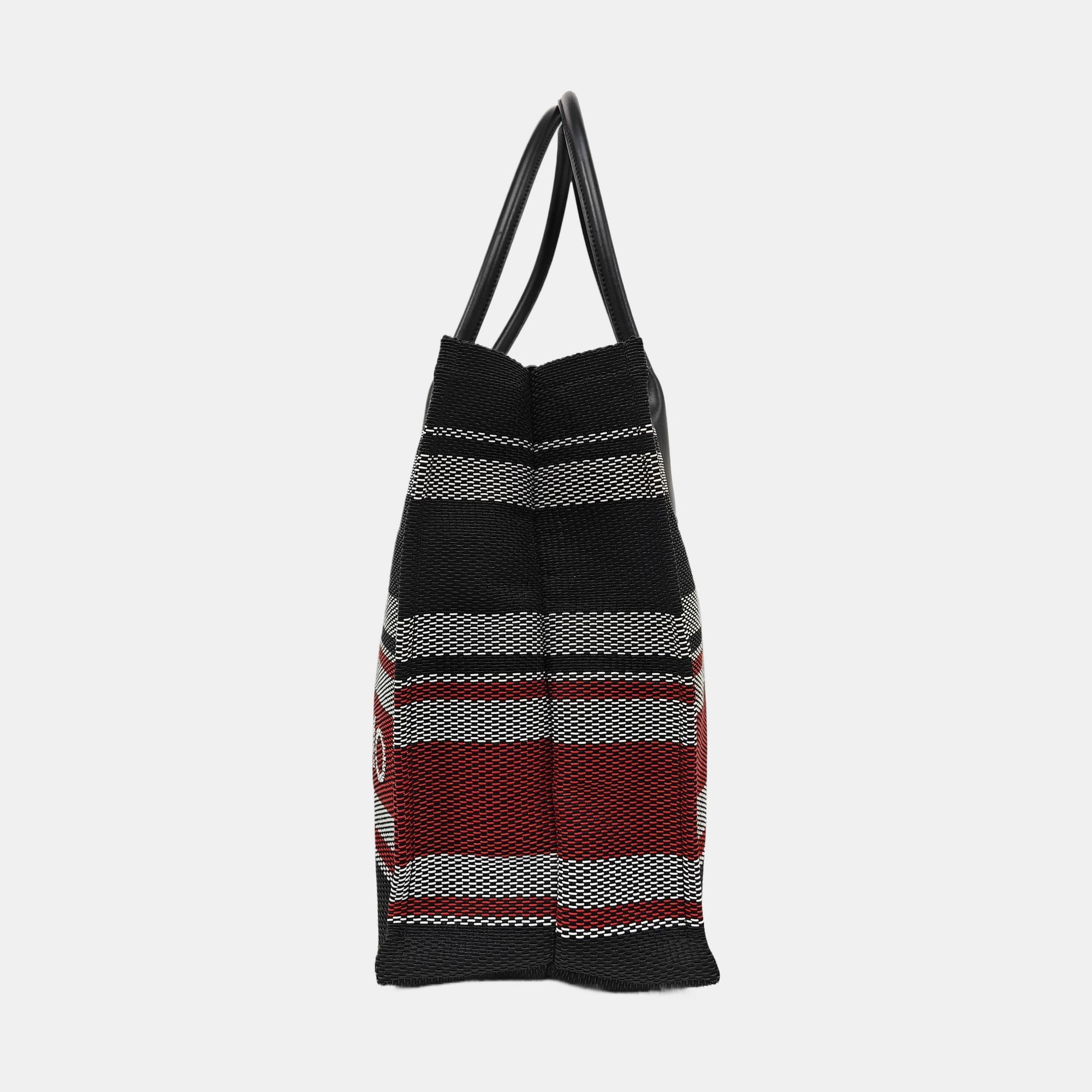 Fabric Top Handle Bag Large Gray