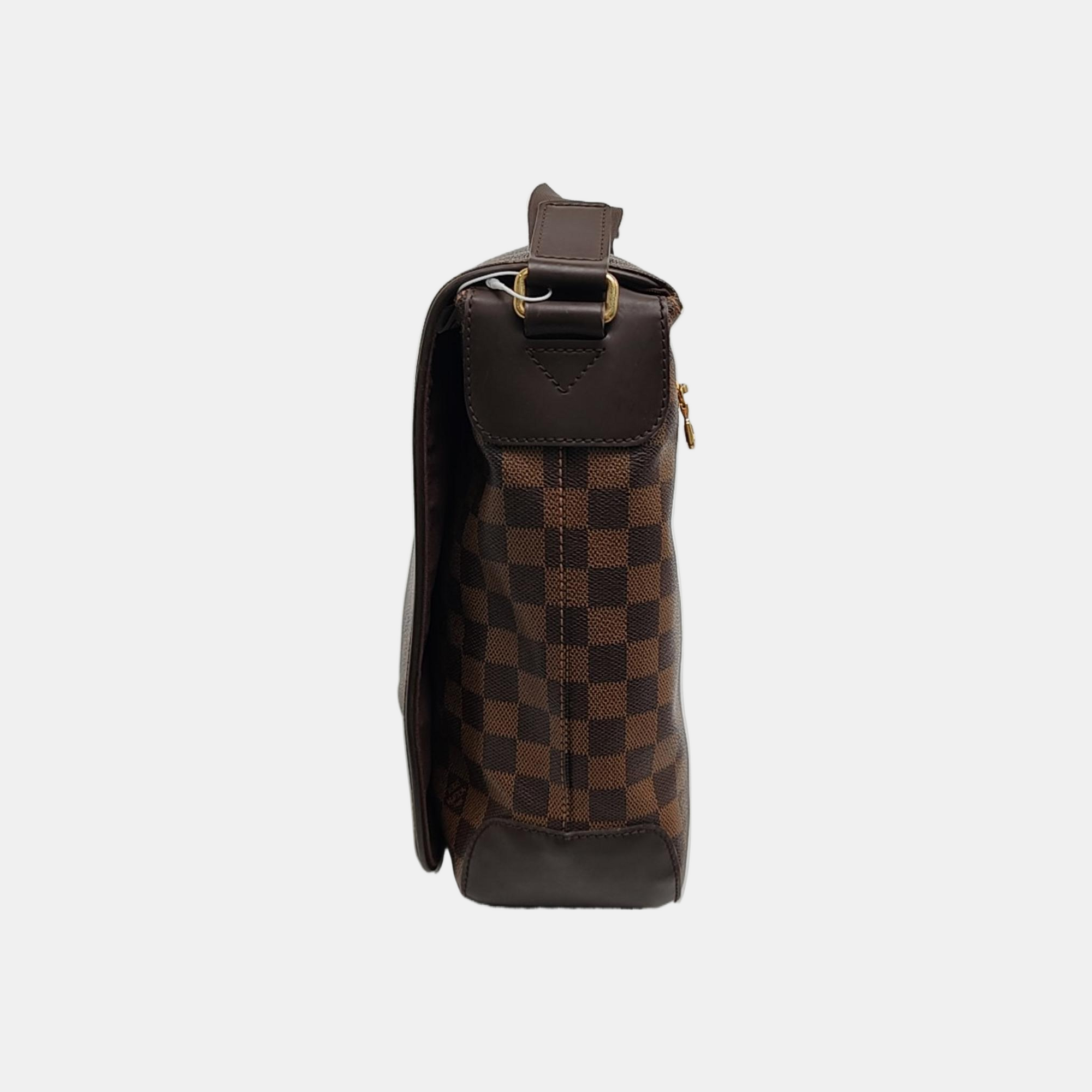 SPENCER Damier Ebene Coated Canvas Brown