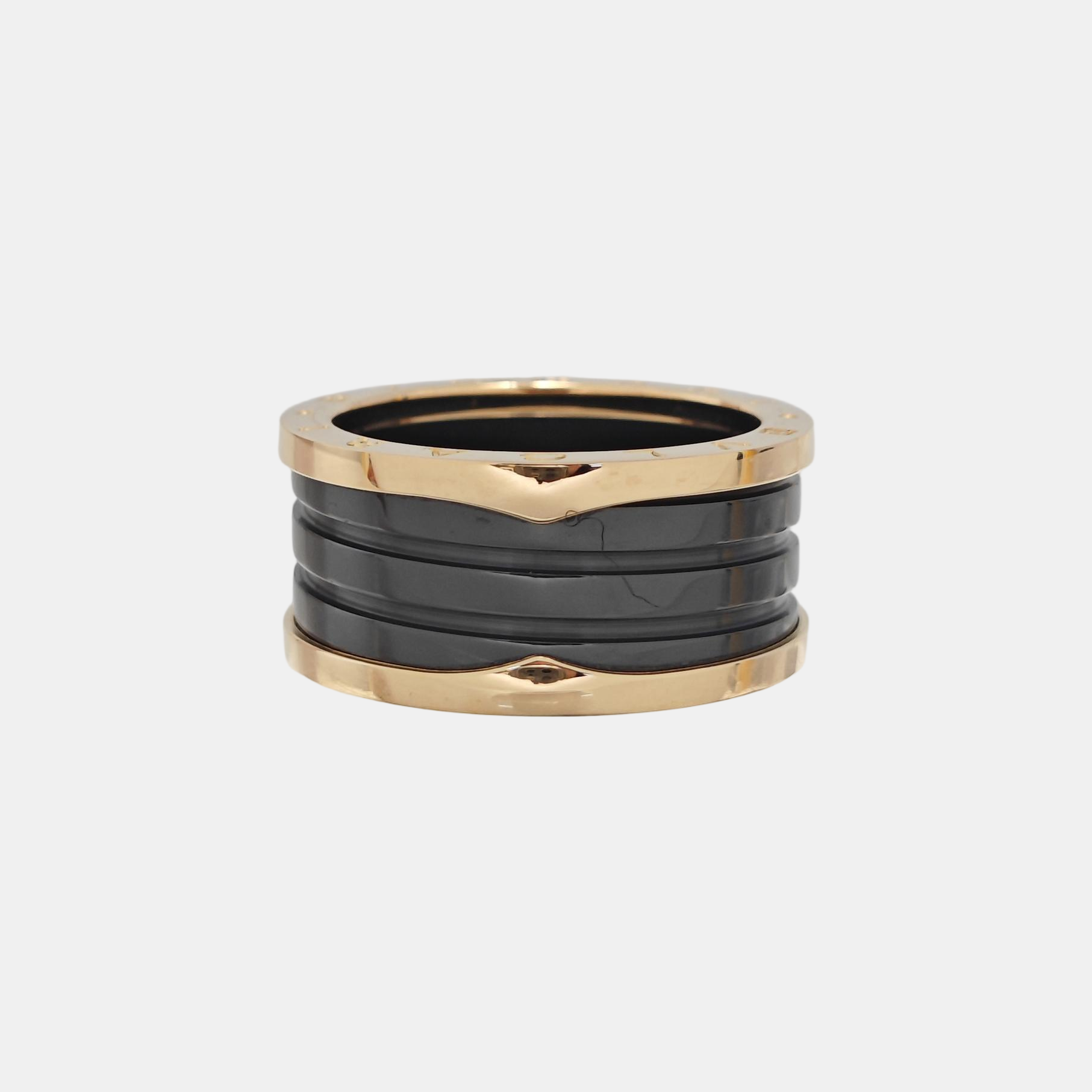 B.ZERO1 18k Rose Gold Ring EU 65