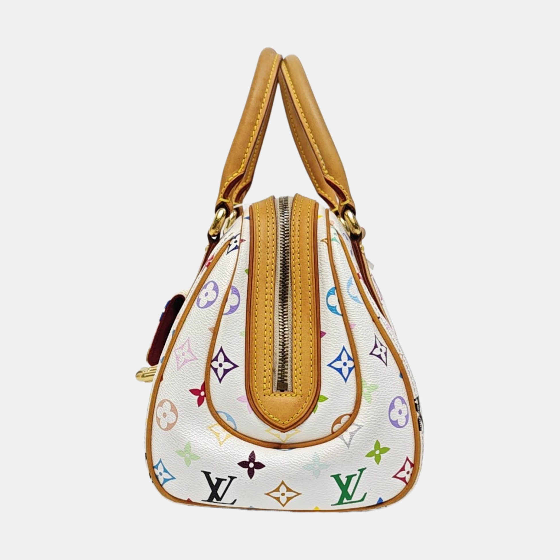 LV × TM PRISCILLA Monogram Coated Canvas White