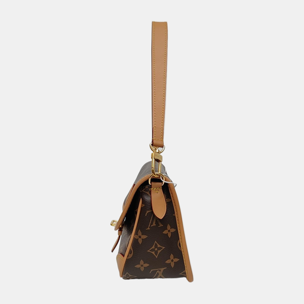 DIANE Monogram Coated Canvas Brown