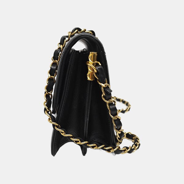 CLASSIC FLAP Mini Quilted Calfskin Black