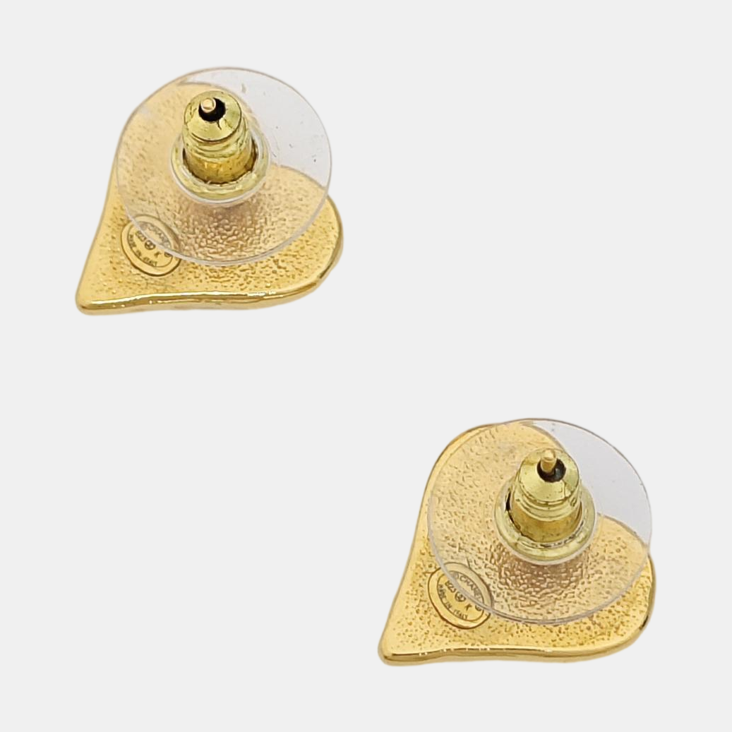 Metal Gold Stud Earrings