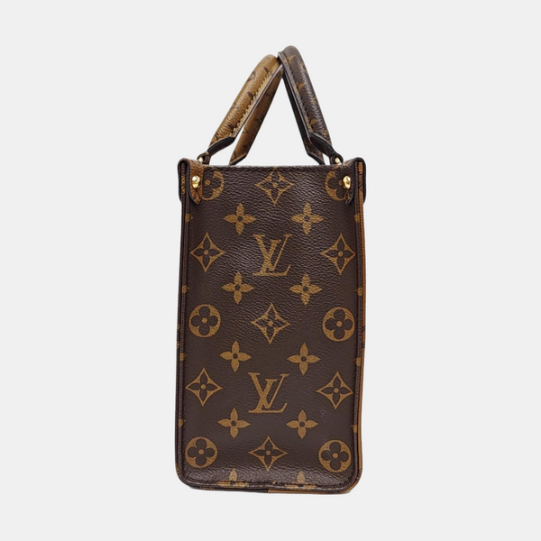 ONTHEGO PM Monogram Coated Canvas Brown