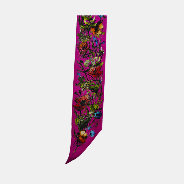 Mulberry Silk Silk Scarf Red