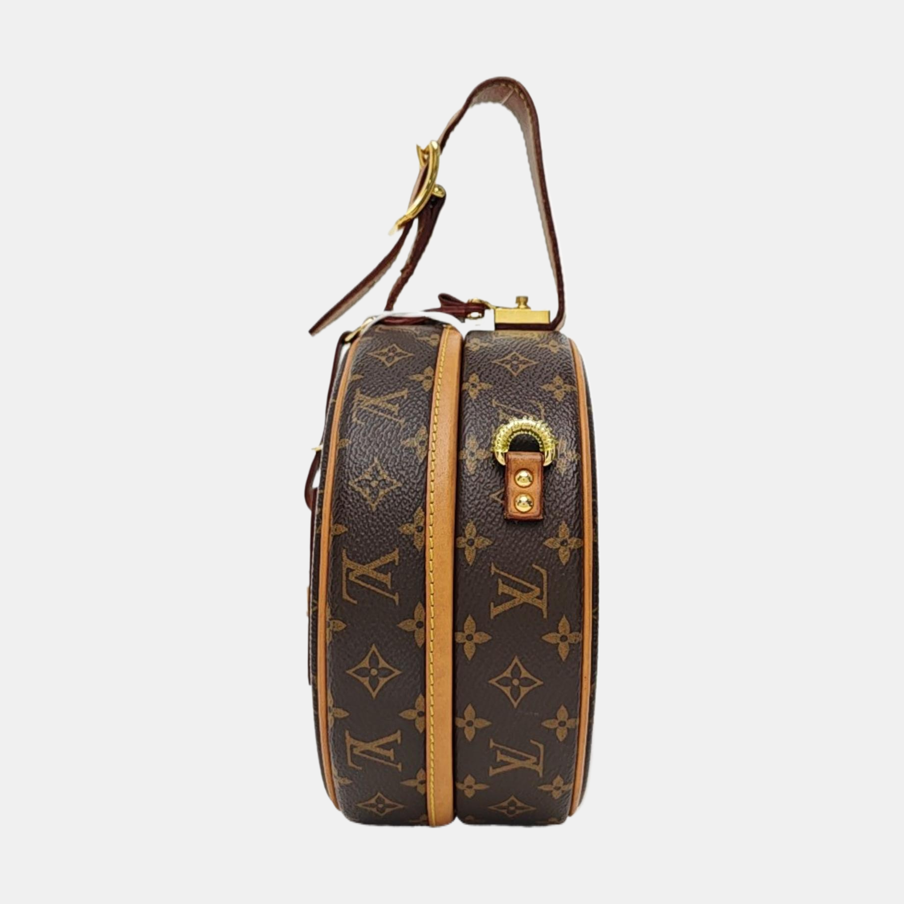 BOITE CHAPEAU PM Monogram Coated Canvas Brown