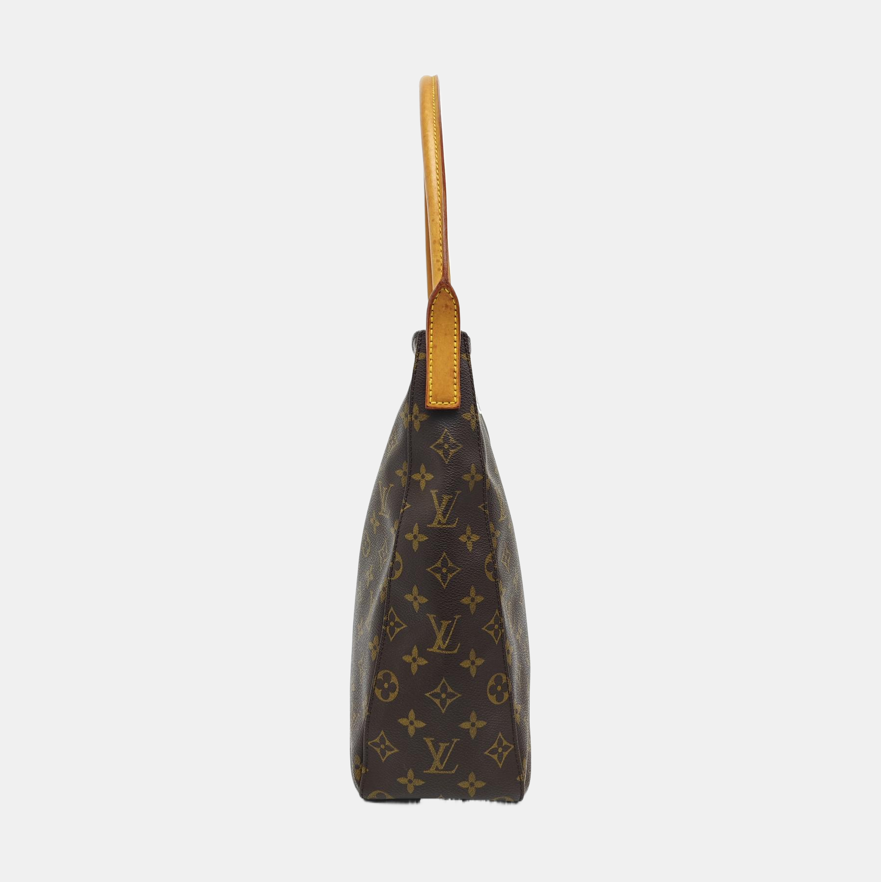 LOOPING GM Monogram Coated Canvas Brown