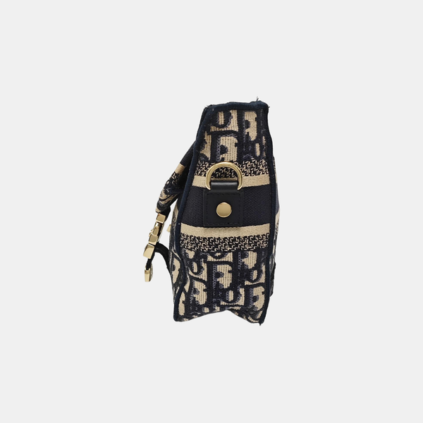 Diorcamp Small Oblique Canvas Blue