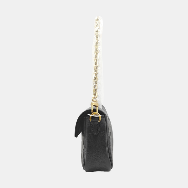 IVY Monogram Calfskin Black