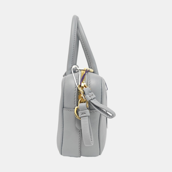 Calfskin Shoulder Bag Blue
