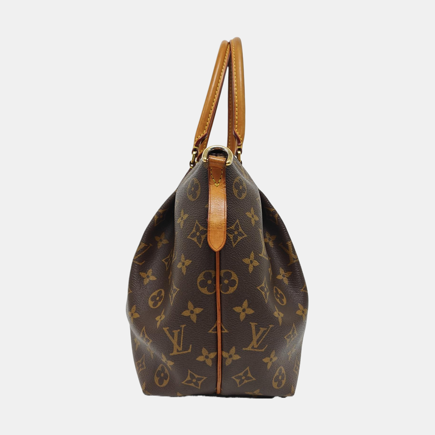 TURENNE GM Monogram Coated Canvas Brown