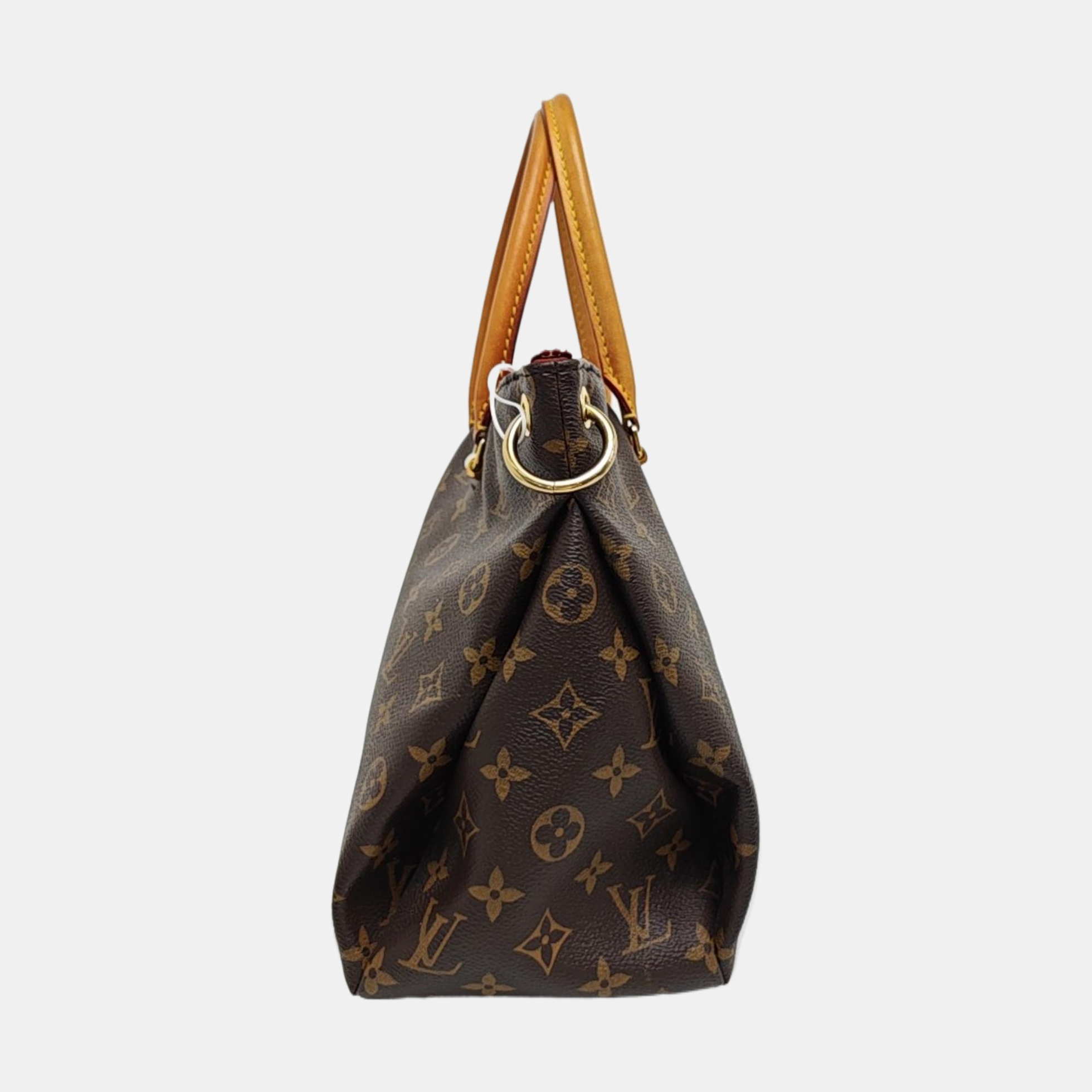 PALLAS MM Monogram Coated Canvas Brown