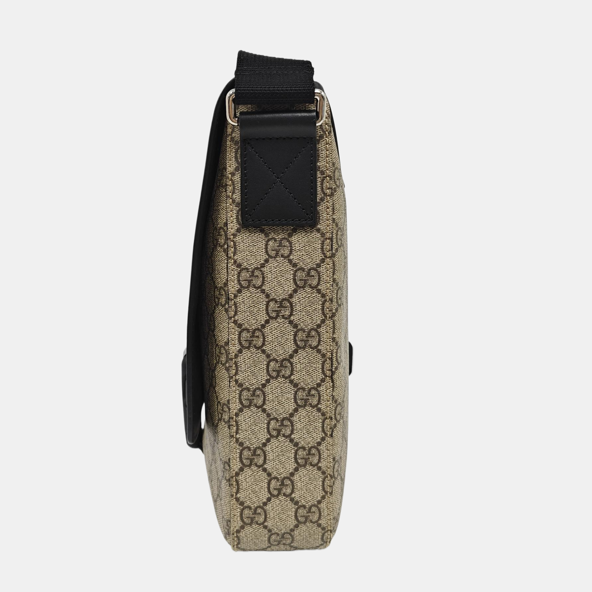 Monogram Coated Canvas Shoulder Bag Brown