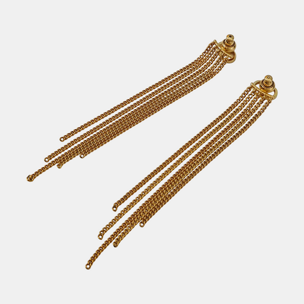 Danseuse Etoile Brass Gold Stud Earrings