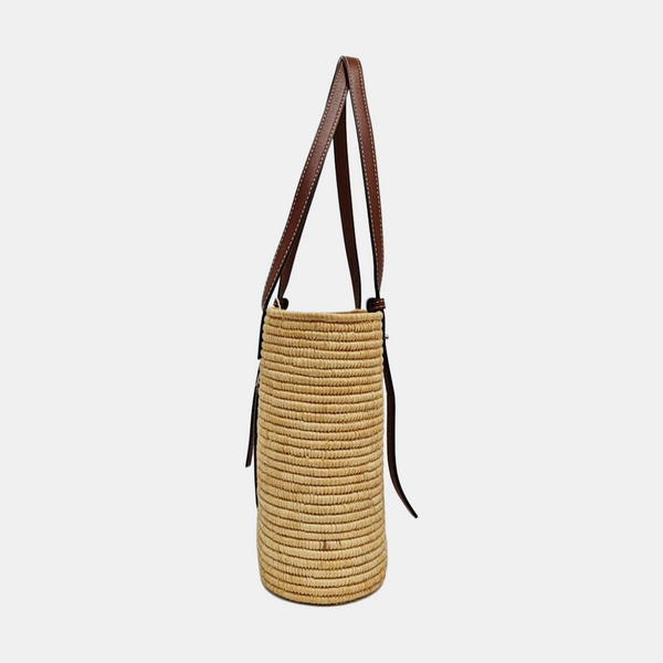 Basket Small Straw Beige