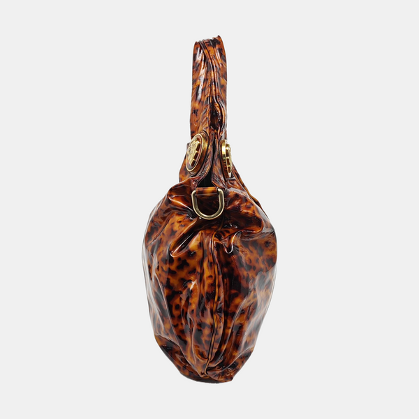 Calfskin Shoulder Bag Brown