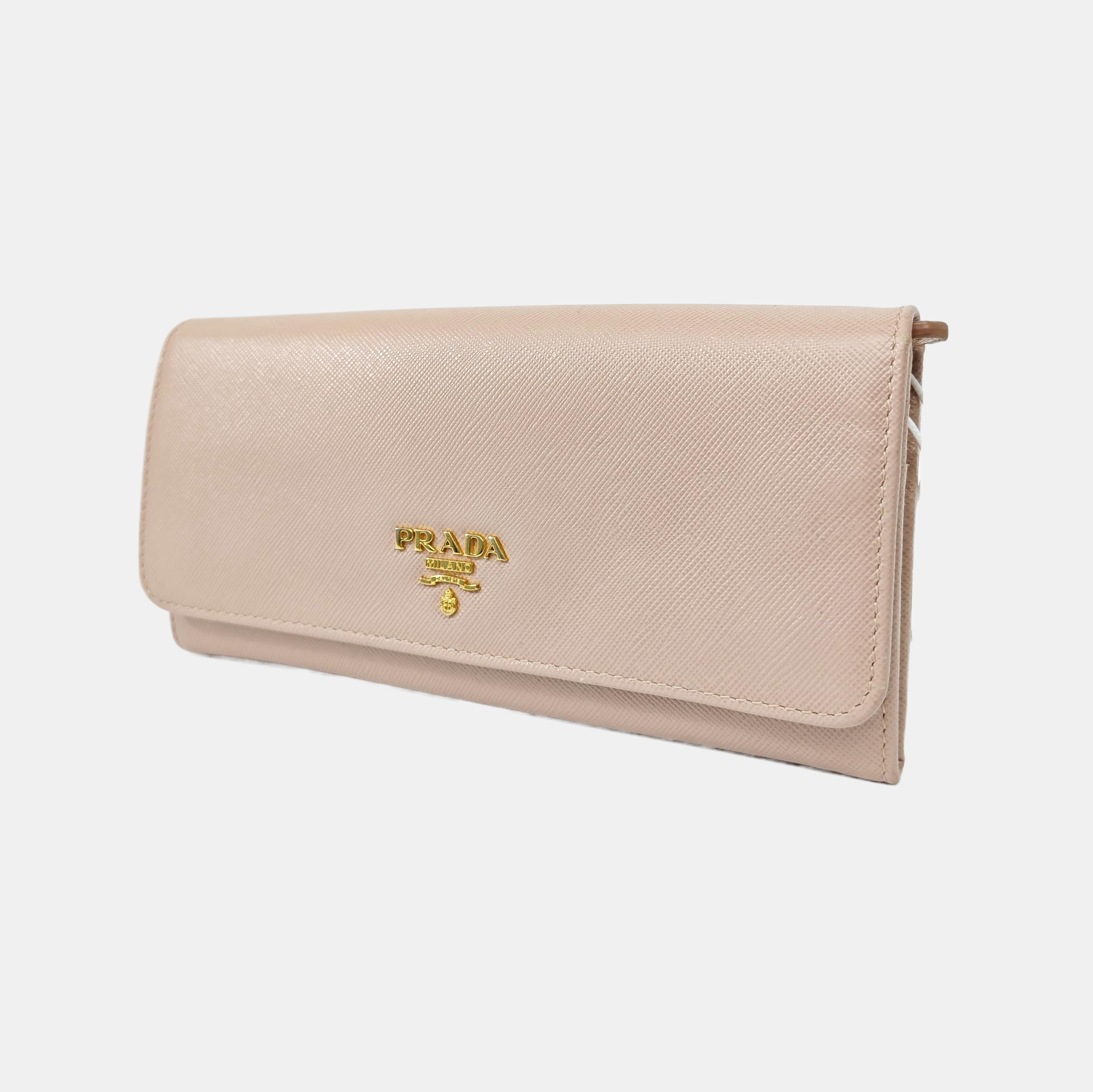 Saffiano Calfskin Wallet Pink