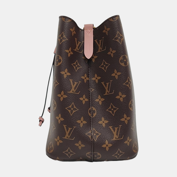 NÉONOÉ MM Monogram Coated Canvas Brown