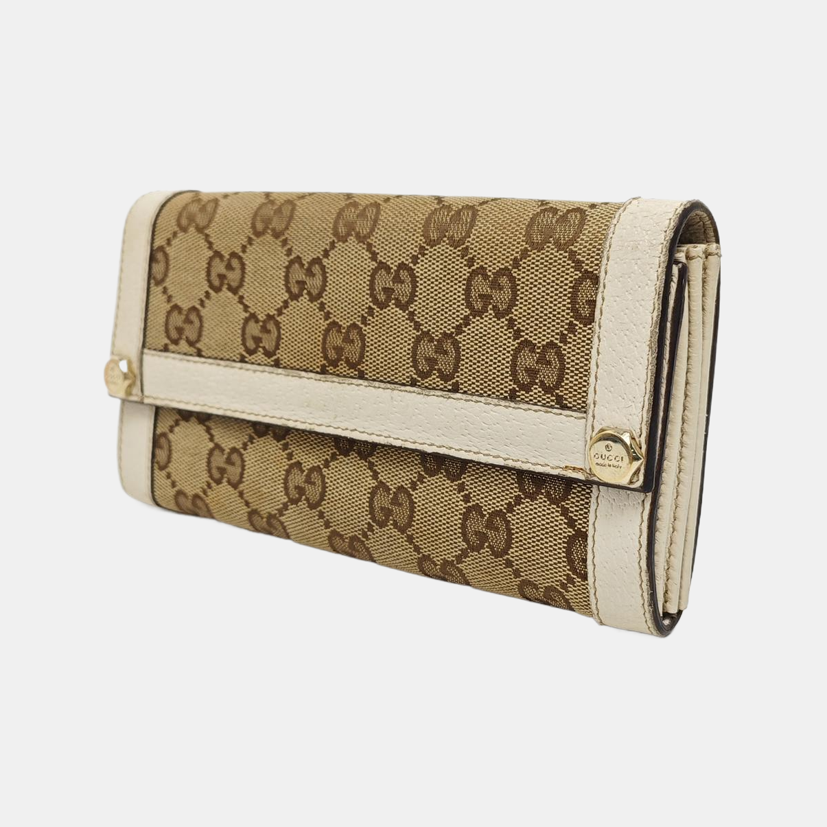 Monogram Canvas Wallet Brown