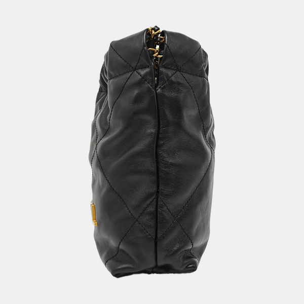 CHANEL 22 Mini Quilted Calfskin Black