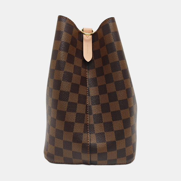 NÉONOÉ MM Damier Ebene Coated Canvas Brown