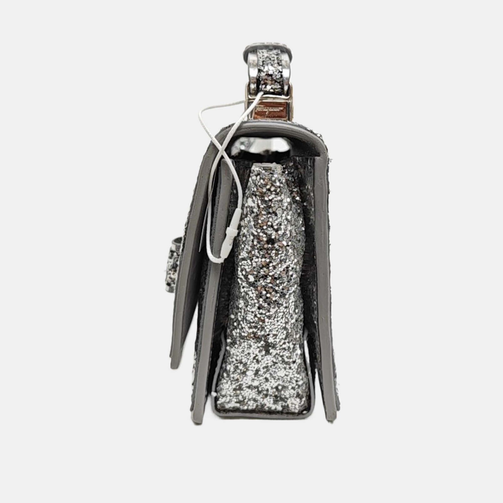 Special Material Shoulder Bag Silver