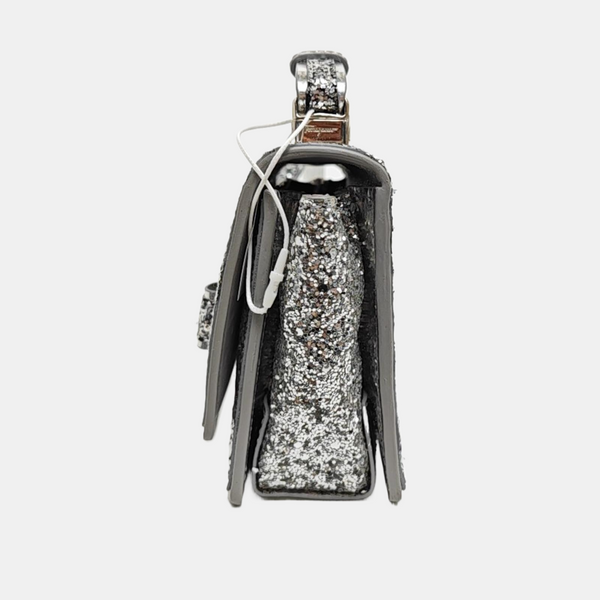 Special Material Shoulder Bag Silver