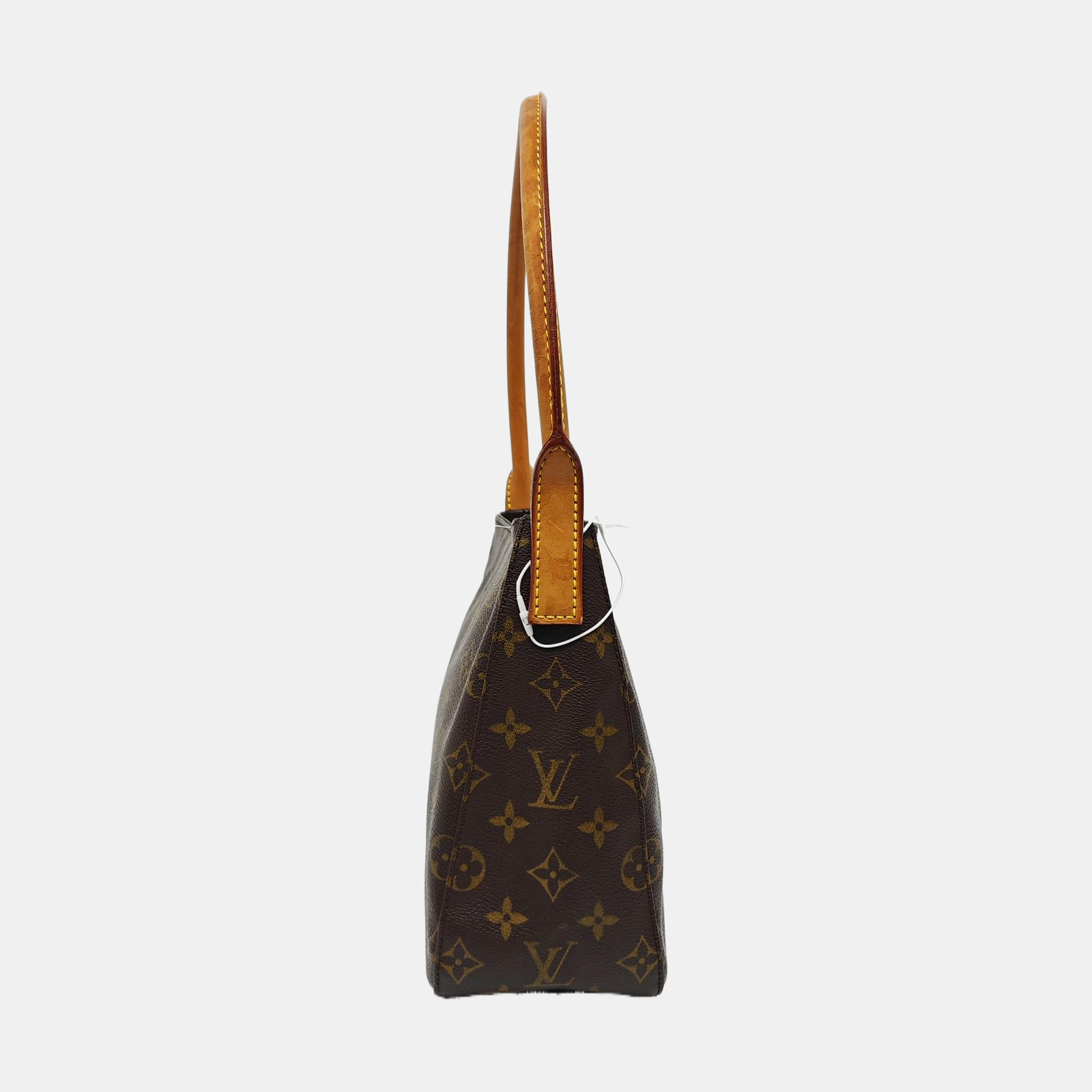 LOOPING MM Monogram Coated Canvas Brown