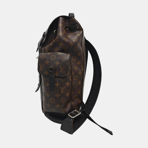 CHRISTOPHER MM Monogram Coated Canvas Brown