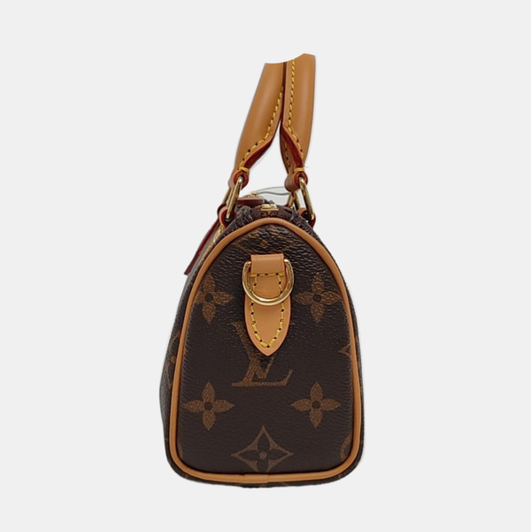 SPEEDY Nano Monogram lona revestida marrón