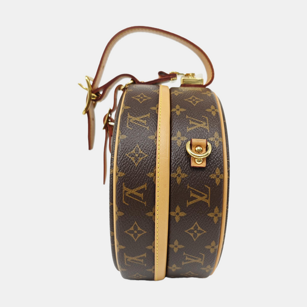BOITE CHAPEAU PM Monogram Coated Canvas Brown