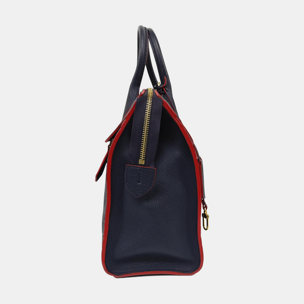 PONNEUF MM Monogram Calfskin Blue