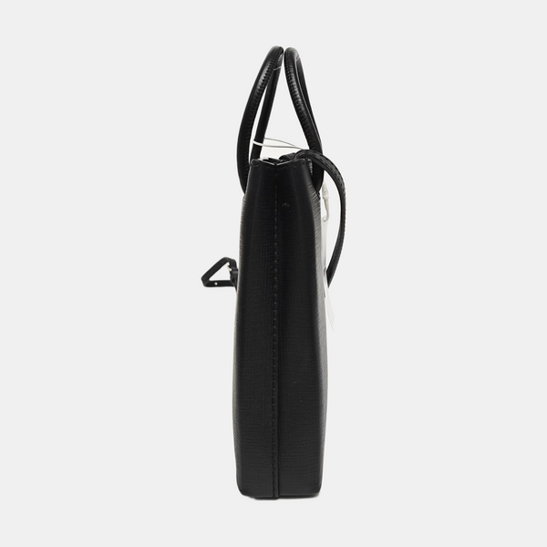 Shopping Bag Calfskin Black