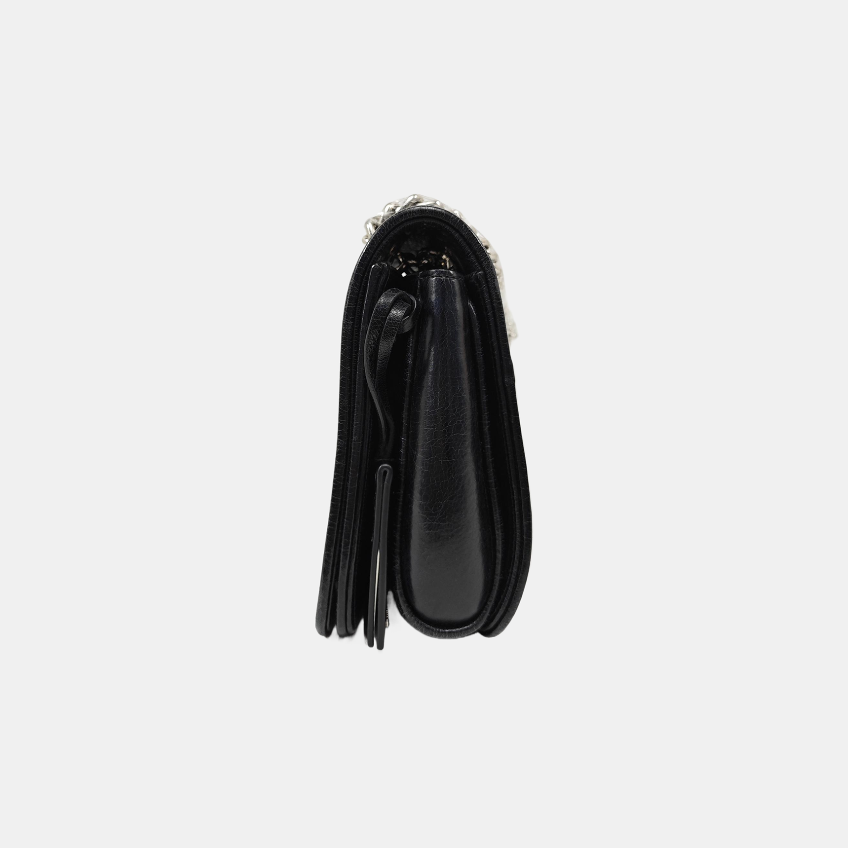 Calfskin Shoulder Bag Black