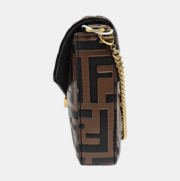 Calfskin Crossbody Bag Brown